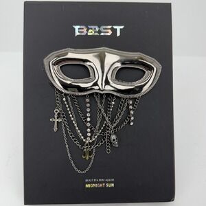 BEAST Midnight Sun Mini Album Mask Women OS Silver Excellent K-pop Collectible